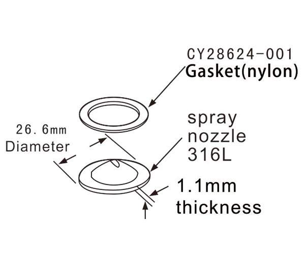 diagram-of-disc-flat-fan-nozzle-cctc-series Ugello di spruzzo a ventaglio piatto a disco serie CCTC 1